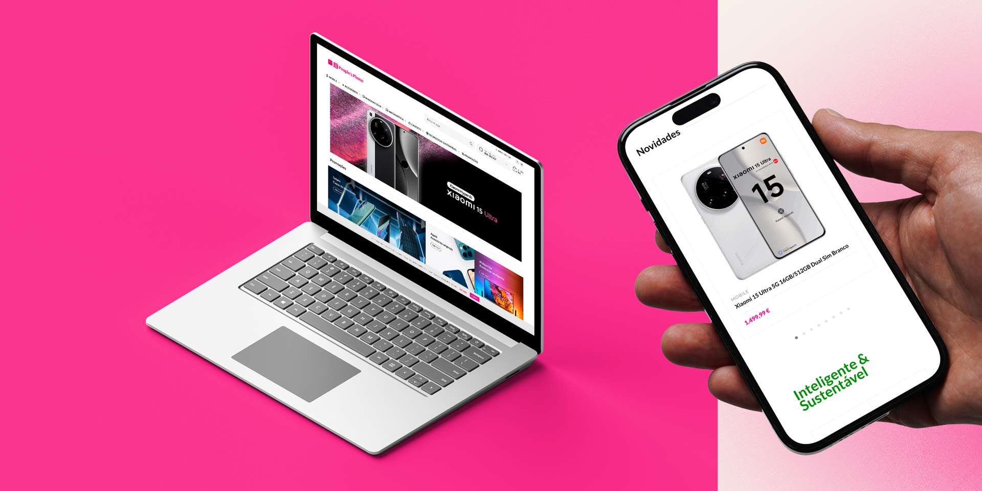 People’s Phone: Loja online de tecnologia criada pela WorkForce Agency, agência de websites no Porto